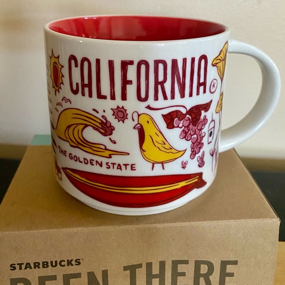 Starbucks California Coffee Tea Mug - Exclusive Been There Series Red, White NEW - Picture 3 of 14